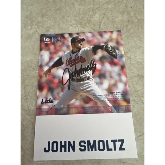 Atlanta Braves John Smoltz Hall Of Game Autograph 2025 All Star Game 1/50 Lids - Picture 1 of 6